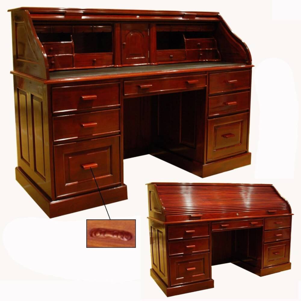 Victorian Roll Top Desk Wohlers