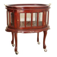 Victorian Oval Cabinet Drinks Station Wohlers