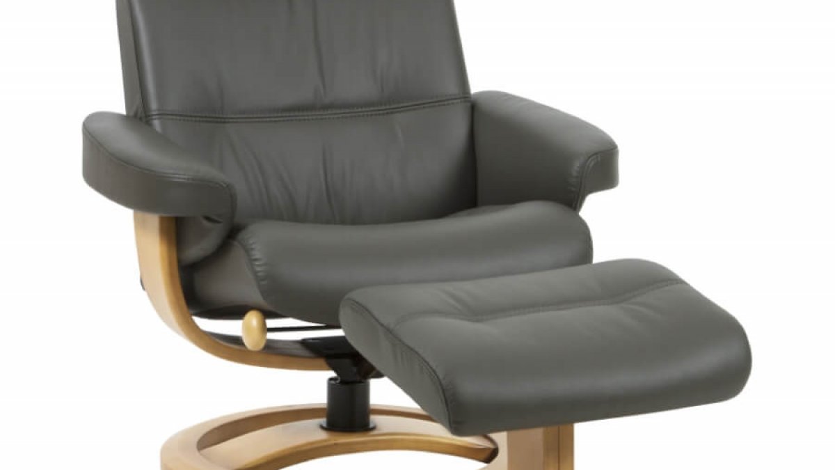 Nordic Chairs Wohlers, Nordic Leather Recliner Chair
