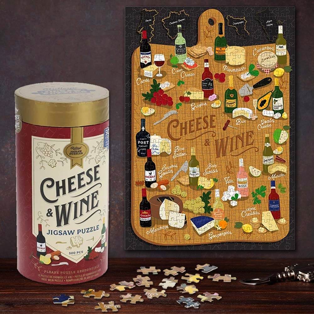 Cheese & Wine 500 pc Puzzle - Wohlers